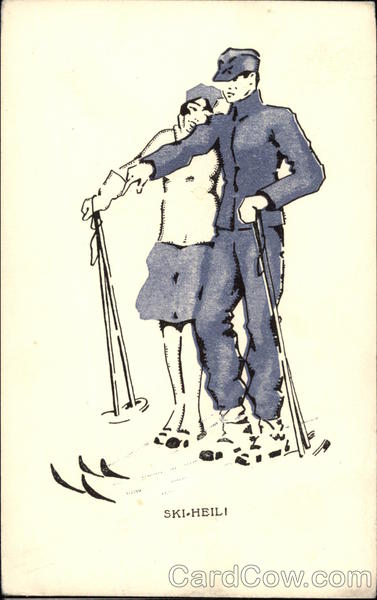 Good Skiing - Couple on Snow Skis