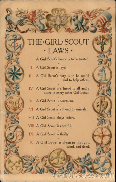 The Girl Scout Laws Girl Scouts