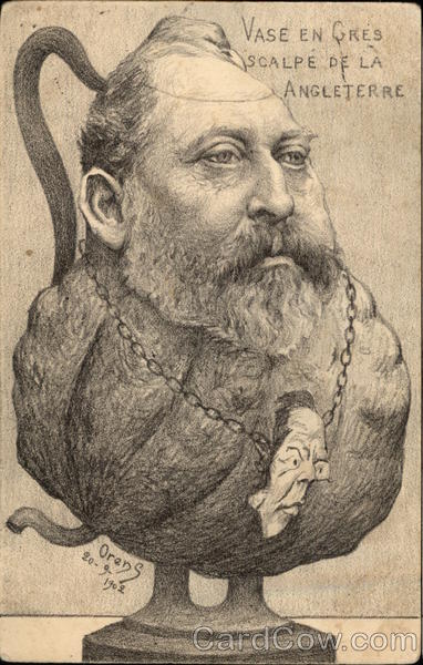 Vase en Gres Scalpe de la Angleterre