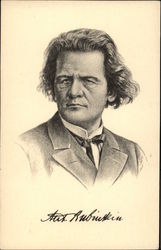 Charcoal Portrait of Anton Rubinstein Charcoal Portrait of Anton Rubinstein