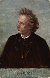 Edvard Hagerup Grieg Portrait Composers Postcard Postcard