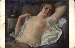 Nude Woman Reclining on Chaise Nude Woman Reclining on Chaise