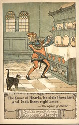 The Knave of Hearts, He stole those Tarts Nursery Rhymes Postcard Postcard