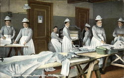 Women Doing Laundry in Amsterdam Postcard