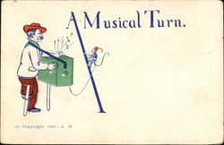 A Musical Turn Postcard