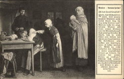 German "Miserable Family" Postcard