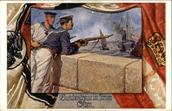 Bundestreue im fernen Osten. Postcard