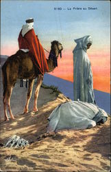 La Priere au Desert Postcard Postcard
