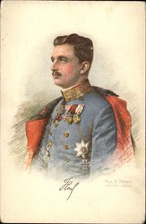 Royal Portrait of Kaiser Karl I Postcard