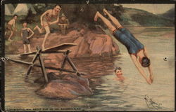 The Diving Board Postcard