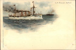 S. M. Kreuzer, Gefion Ship Postcard
