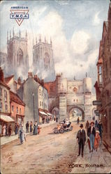 Street Scene of York,  Postcard