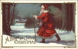 A Bright and Cheery Christmas Postcard