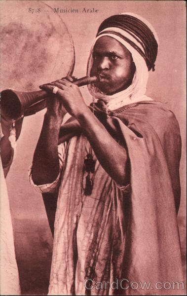 Arab Musician with Horn