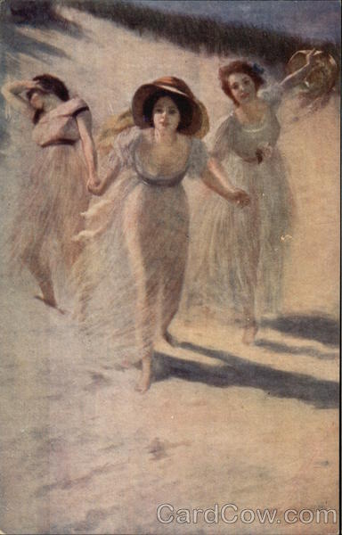 3 Women on the Sand in the Wind