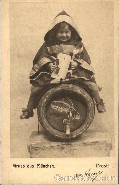 Gruss aus Munchen Prost! Children