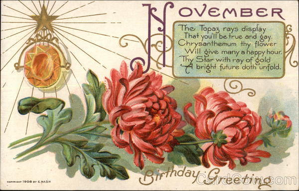 November Birthday Greeting