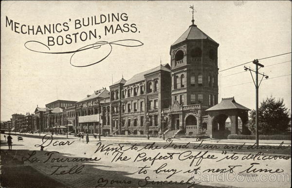 The Mechanics' Building in Boston, Massachusetts