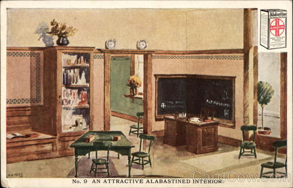 No. 9 An Attractive Alabastined Interior Advertising