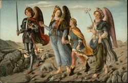 "Tobia with the Archangels" Postcard