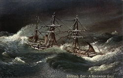Baffins Bay - A November Gale Postcard