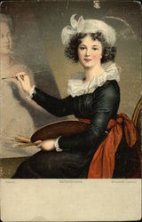 Elisabeth Louise Lebrun , Selbstbildnis (Self portrait) Postcard