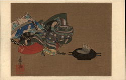 Japanese Artwork Postcard