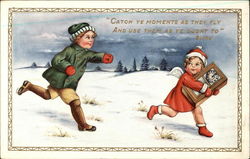 "Catch ye moments as they fly And use them as ye ought to" -Burns Postcard