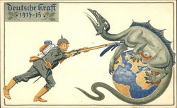 "German Power" 1914-1915 Postcard