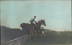 Rider and Horse Jumping Fence Rider and Horse Jumping Fence