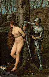 "The Knight Errant" by Sir John Everett Millais Postcard