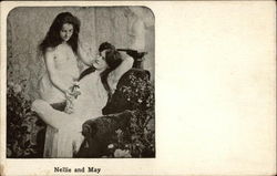 Nellie and May Postcard