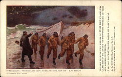 The Highland Crew Rescue Advertising Postcard Postcard