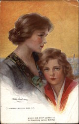 Mother And Daughter Postcard