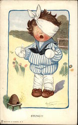 Stung!! Postcard