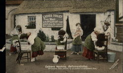 Women Washing with McClinton's Soap Postcard