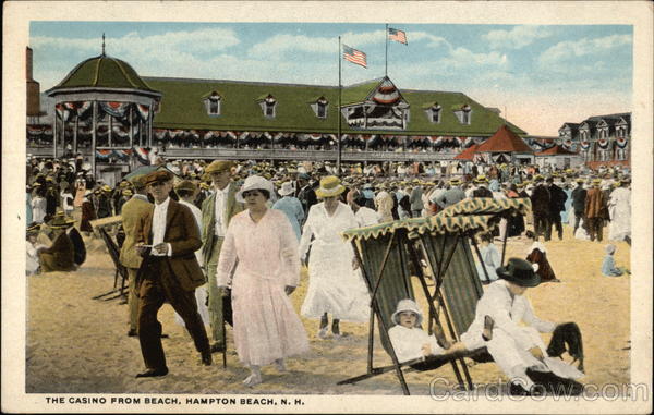 The Casino from Beach Hampton Beach New Hampshire