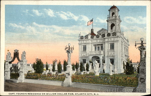Capt. Young's Residence on Million Dollar Pier Atlantic City New Jersey