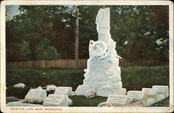 Caister Life Boat Memorial England