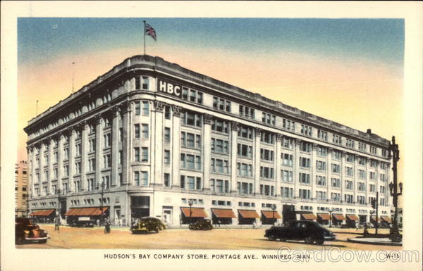 Hudson's Bay Company Store Winnipeg MB Canada Manitoba