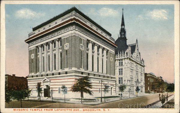 Masonic Temple from Lafayette Avenue Brooklyn New York