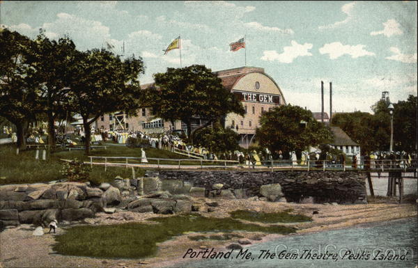The Gem Theatre, Peak's Island Portland Maine