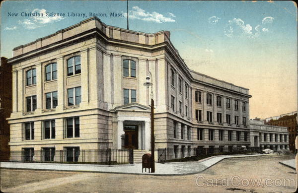 New Christian Science Library Boston Massachusetts