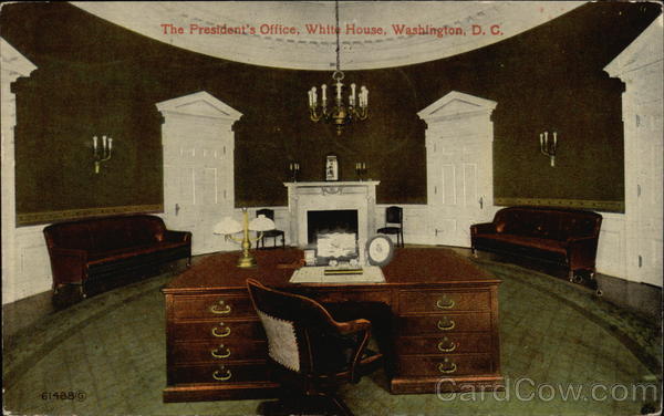 The President's Office, White House Washington District of Columbia