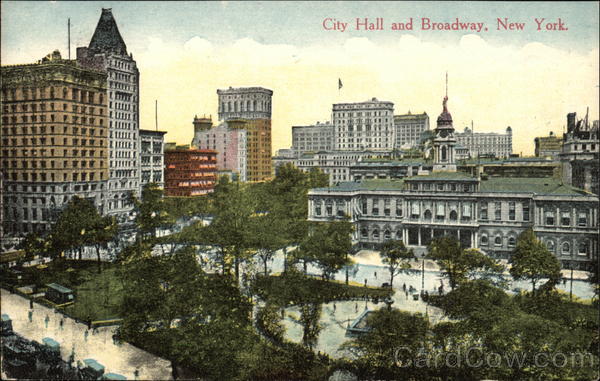 City Hall and Broadway New York