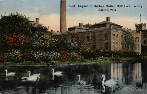 Lagoon at Horlick Malted Milk Co.'s Factory Racine Wisconsin