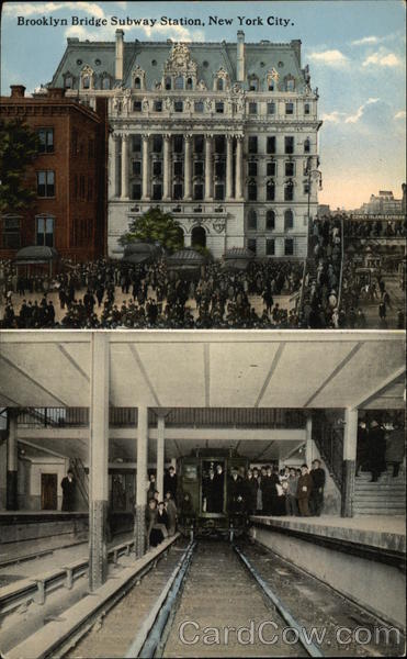 Brooklyn Bridge Subway Station New York