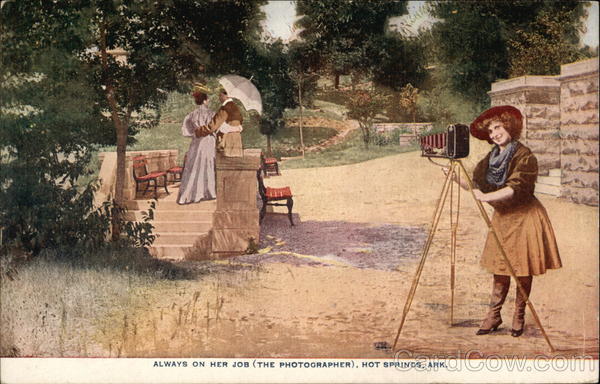 The Photographer - Always on Her Job Hot Springs Arkansas