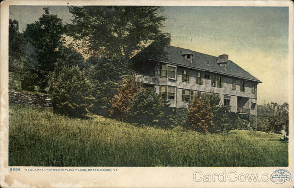 Naulahka - Former Kipling Place Brattleboro Vermont