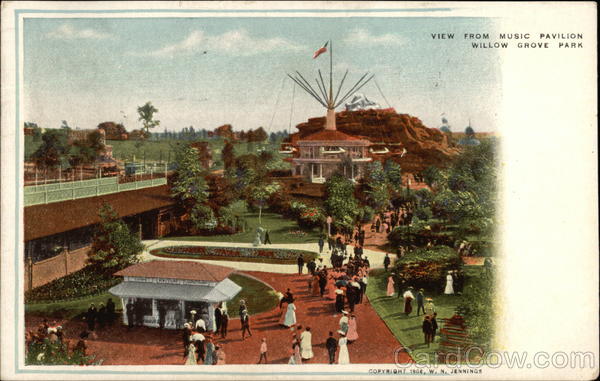 View From Music Pavilion, Willow Grove Park Philadelphia Pennsylvania